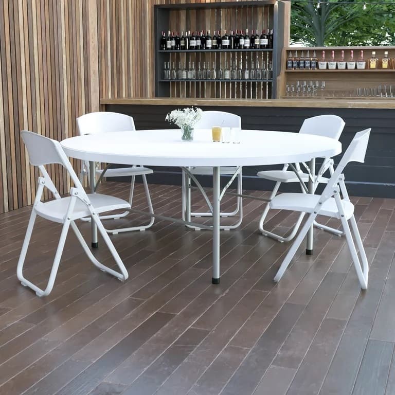 60" Round Folding Table